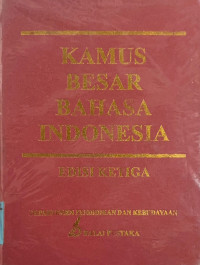 Image of Kamus Besar Bahasa Indonesia (KBBI) Edisi Ketiga
